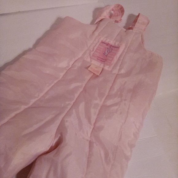 Girl's pink snow bib sz 3T - Picture 14 of 16